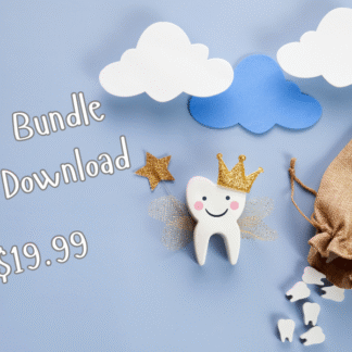 3 Pack Digital Tooth Fairy Letters