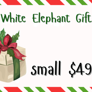 Small White Elephant Gift